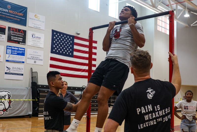 Pushing Limits: RSS West Palm Beach Leads Weight Room Takeover at South Fork High School