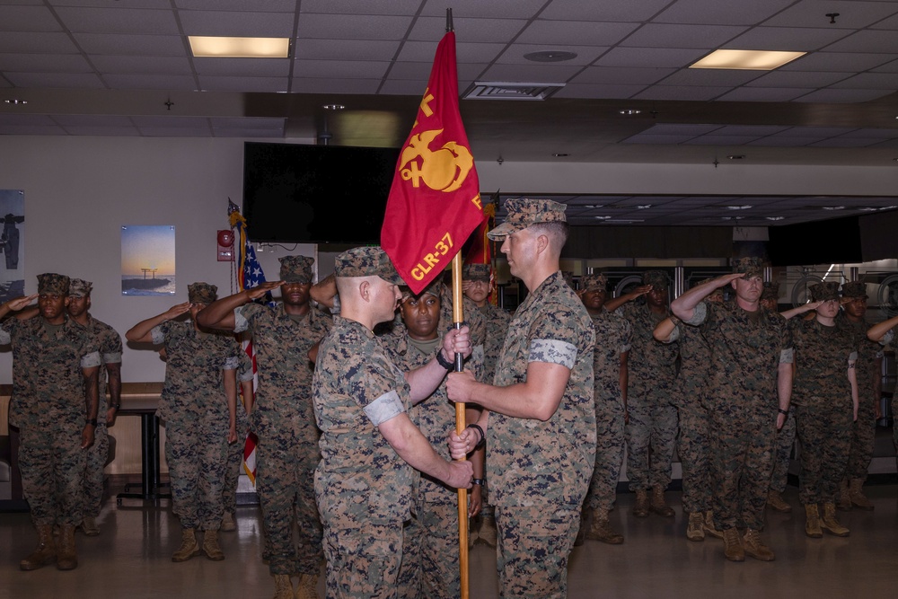Food Service Company conducts Change of Command Ceremony