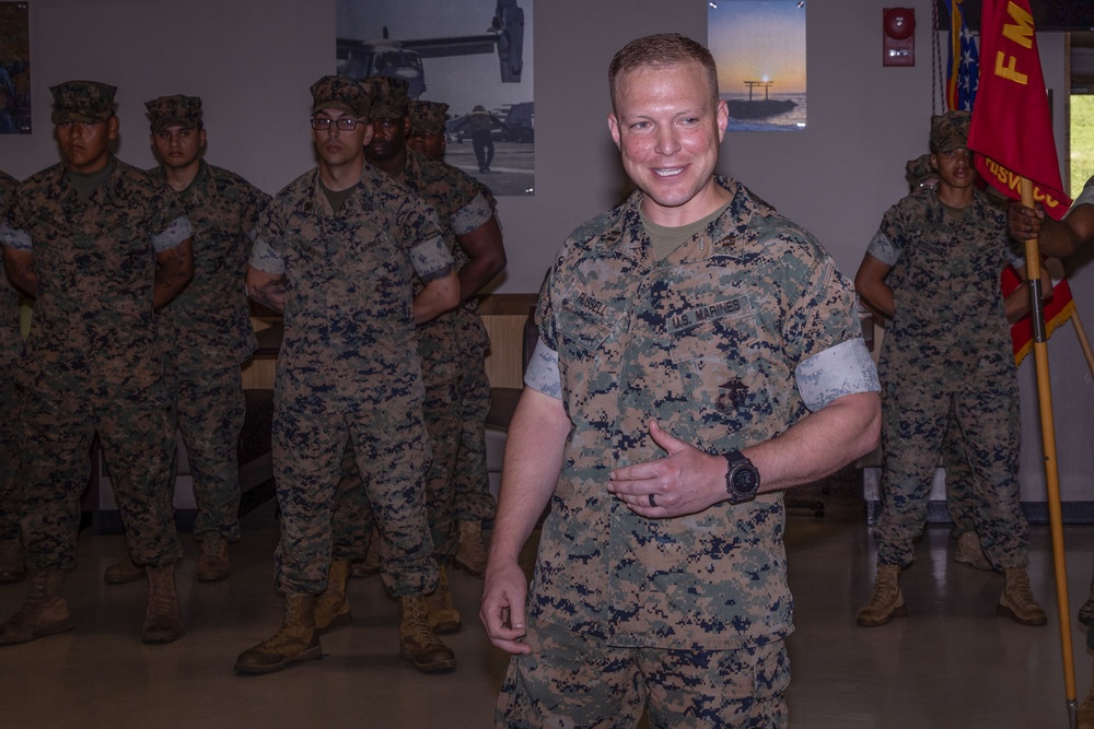 Food Service Company conducts Change of Command Ceremony