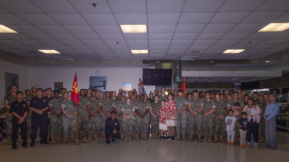 Food Service Company conducts Change of Command Ceremony