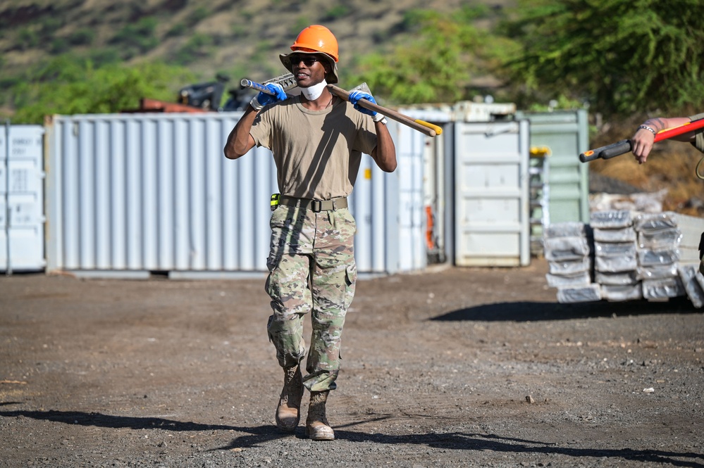 165th Civil Engineer Squadron strengthens readiness while serving community in Hawaii