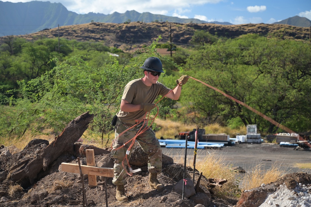 165th Civil Engineer Squadron strengthens readiness while serving community in Hawaii