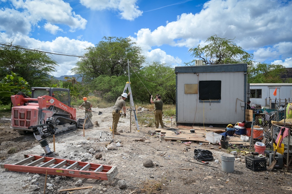 165th Civil Engineer Squadron strengthens readiness while serving community in Hawaii