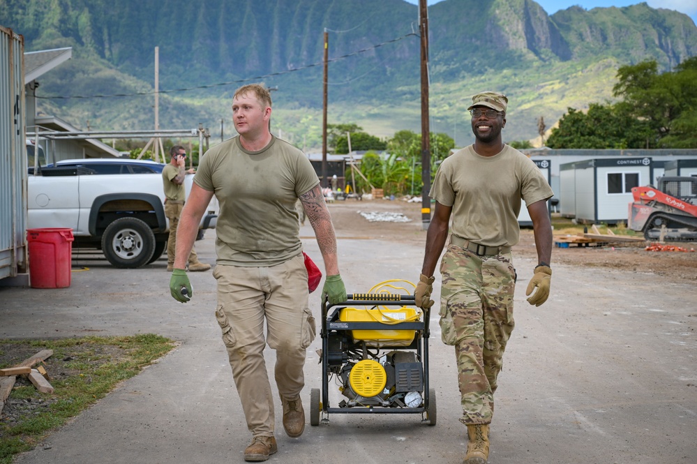 165th Civil Engineer Squadron strengthens readiness while serving community in Hawaii