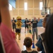 Vegas Golden Knights visits Nellis AFB Youth Center