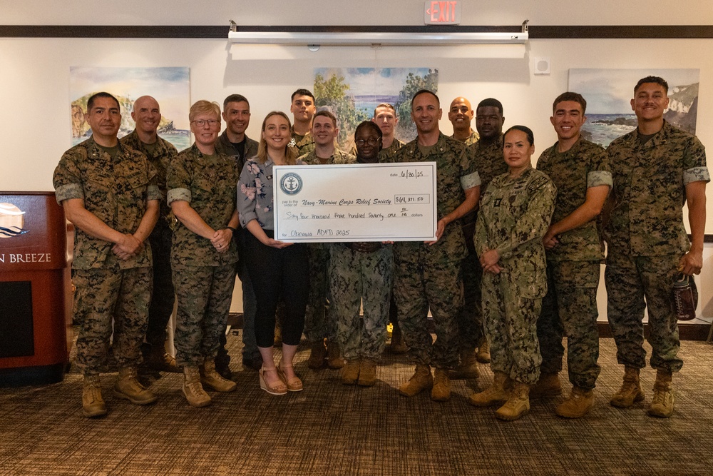 Navy Marine Corps Relief Society Active Duty Fund Drive Recognition Ceremony