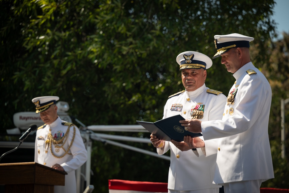 U.S. Coast Guard Southwest District holds change of command ceremony