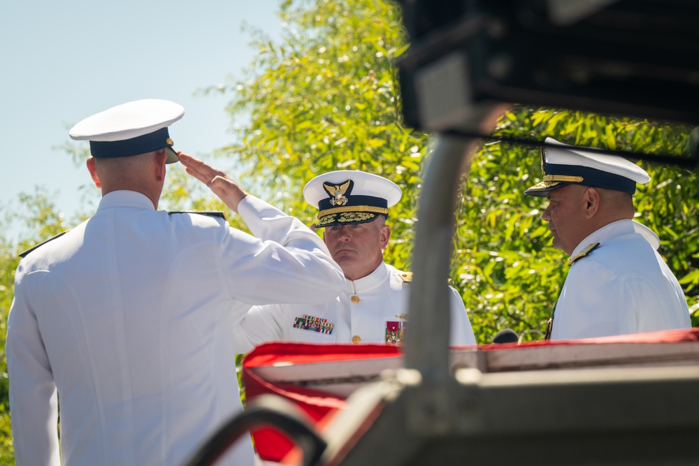 U.S. Coast Guard Southwest District holds change of command ceremony