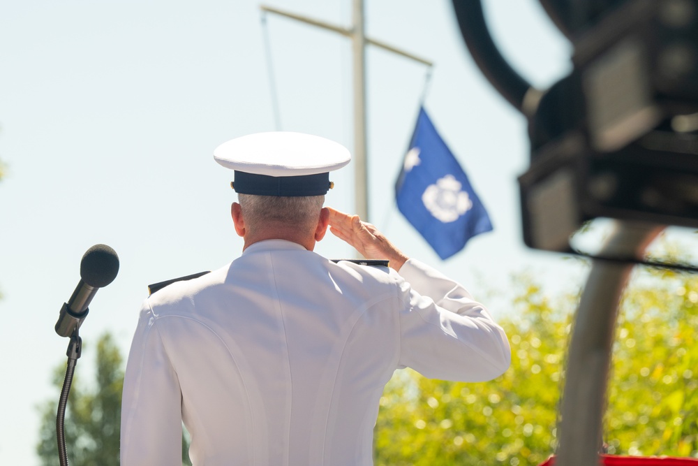 U.S. Coast Guard Southwest District holds change of command ceremony