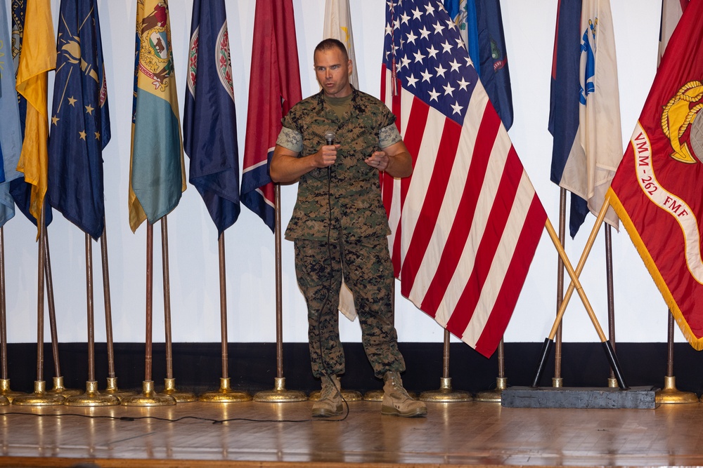 VMM-262 holds relief and appointment ceremony