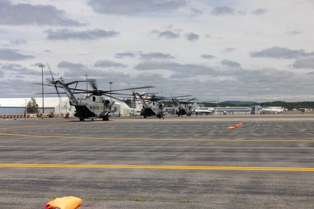HMH-464 flies to Bangor, Maine, in support of Atlantic Alliance 2025