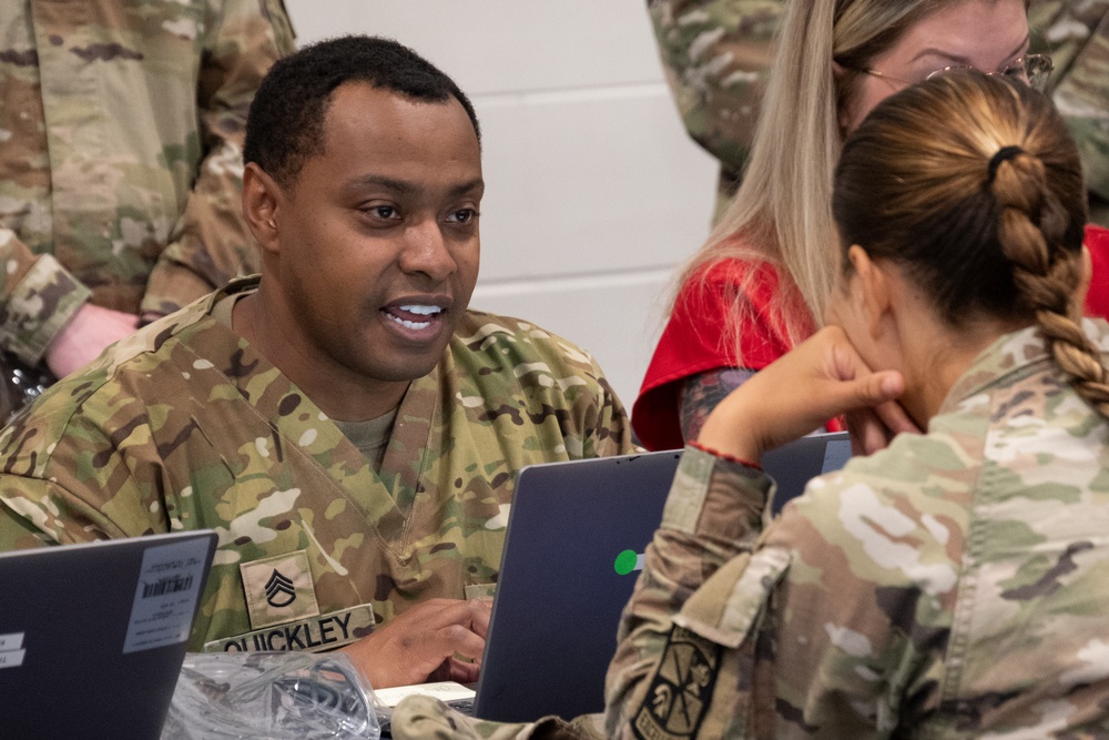 Verifying Soldier Information during Army Blood Donor Event