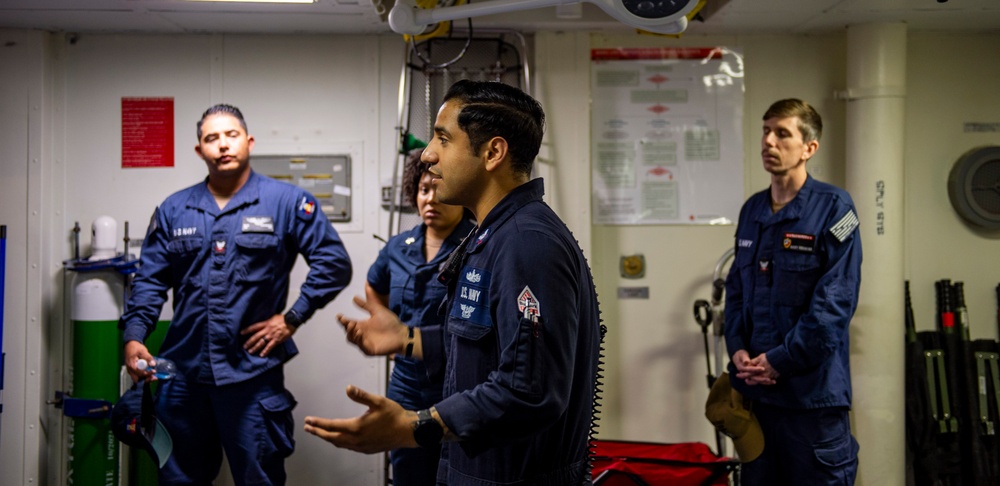 USS Essex (LHD-2) Hospital Corpsman Manpower Monday