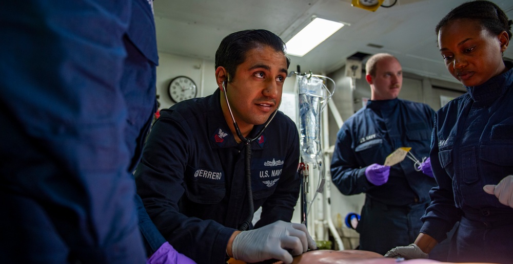 USS Essex (LHD-2) Hospital Corpsman Manpower Monday
