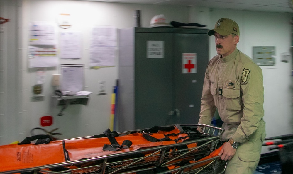 USS Essex (LHD-2) Hospital Corpsman Manpower Monday