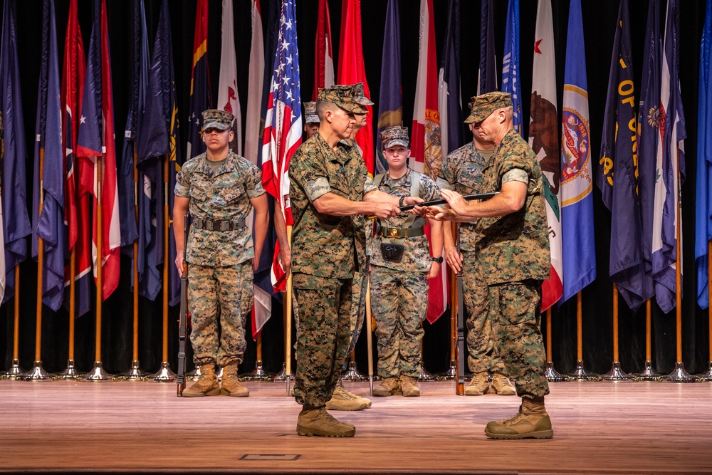 TECOM Sergeant Major Relief and Appointment Ceremony
