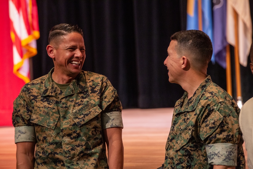 TECOM Sergeant Major Relief and Appointment Ceremony