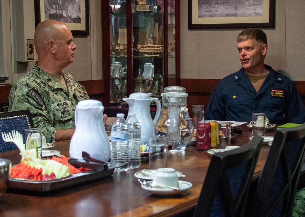 Vice Adm. Brendan McLane Visits Essex (LHD 2)