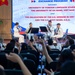 U.S. 7th Fleet Band performs at the University of Da Nang