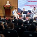 U.S. 7th Fleet Band performs at the University of Da Nang