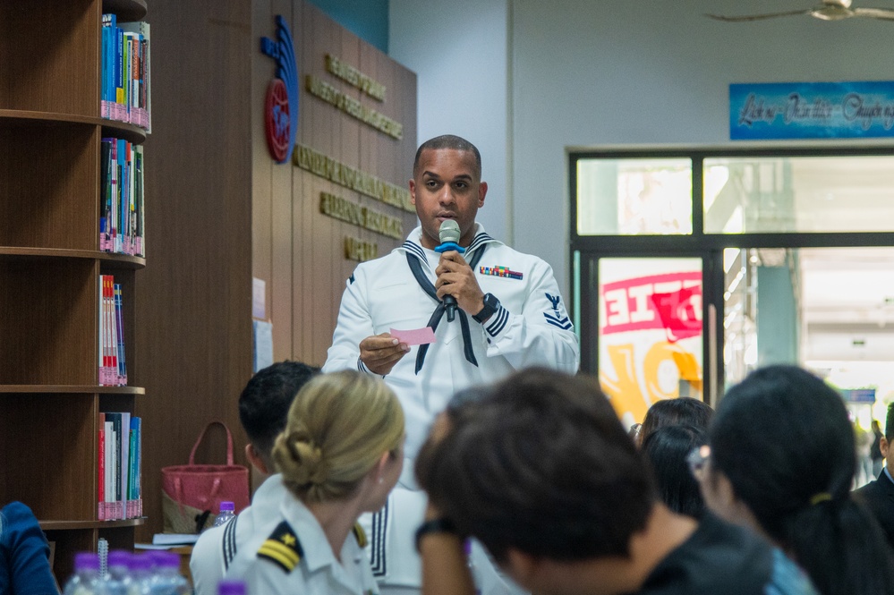 U.S. 7th Fleet Band in Da Nang, Vietnam