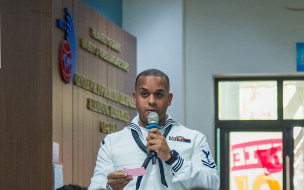U.S. 7th Fleet Band in Da Nang, Vietnam