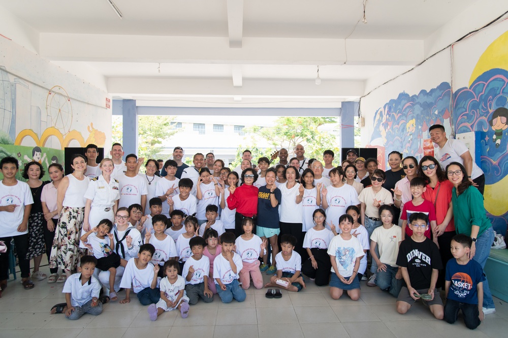 U.S. 7th Fleet Band in Da Nang, Vietnam