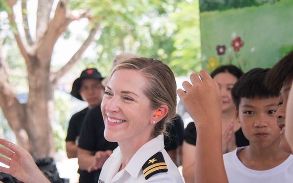 U.S. 7th Fleet Band in Da Nang, Vietnam