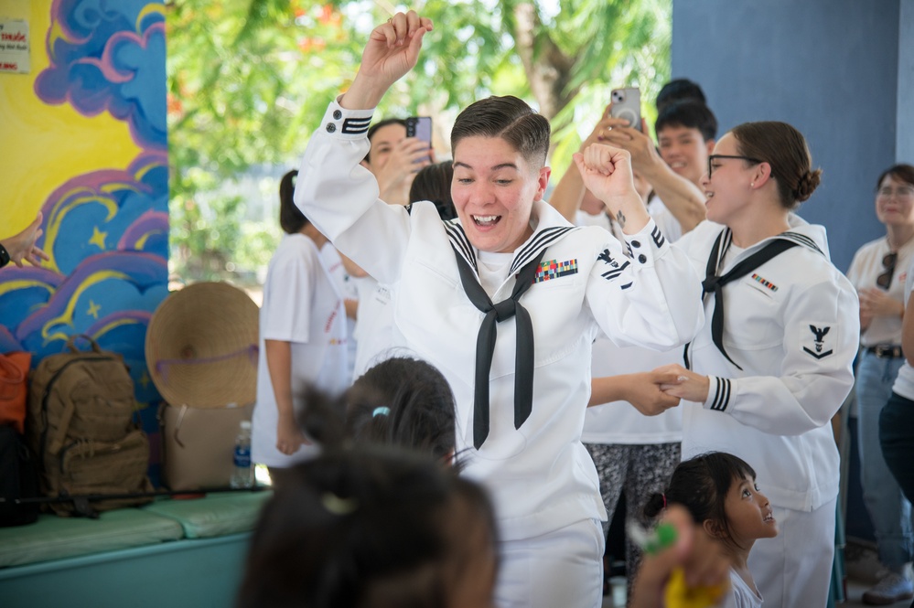 U.S. 7th Fleet Band in Da Nang, Vietnam