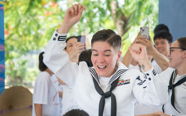 U.S. 7th Fleet Band in Da Nang, Vietnam