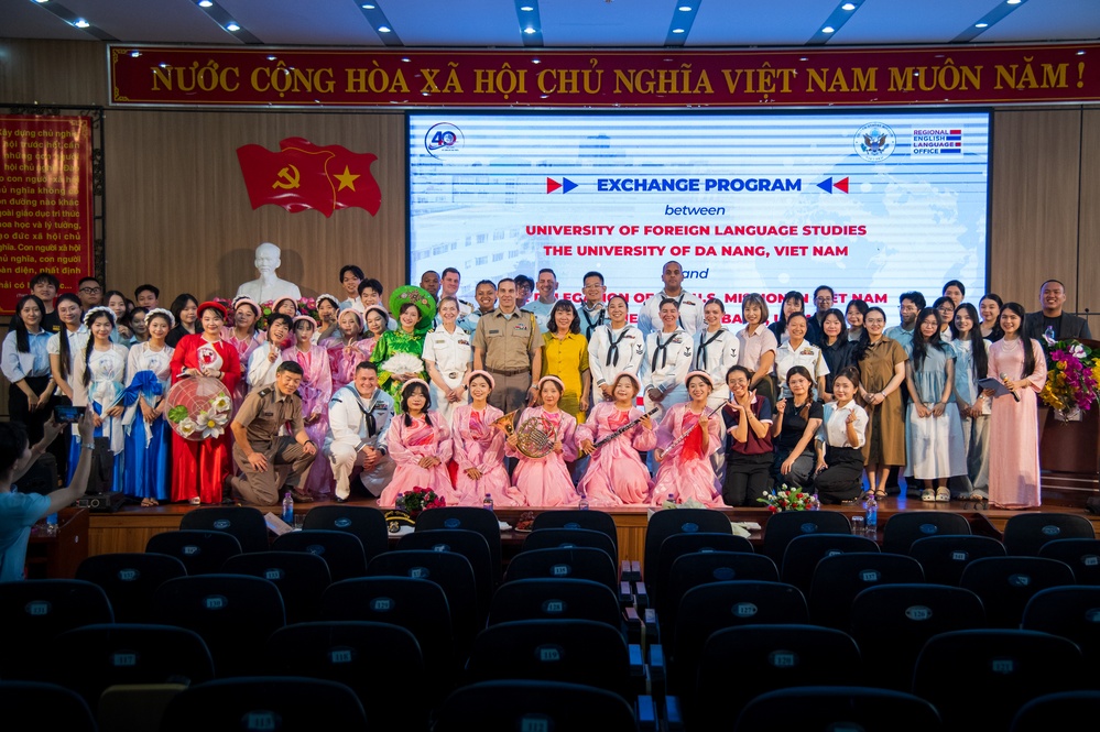 U.S. 7th Fleet Band in Da Nang, Vietnam