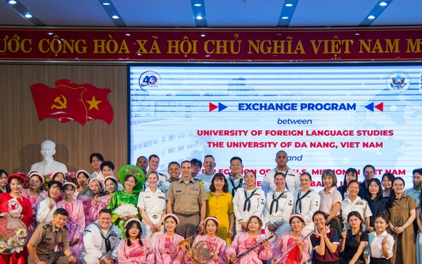 U.S. 7th Fleet Band in Da Nang, Vietnam