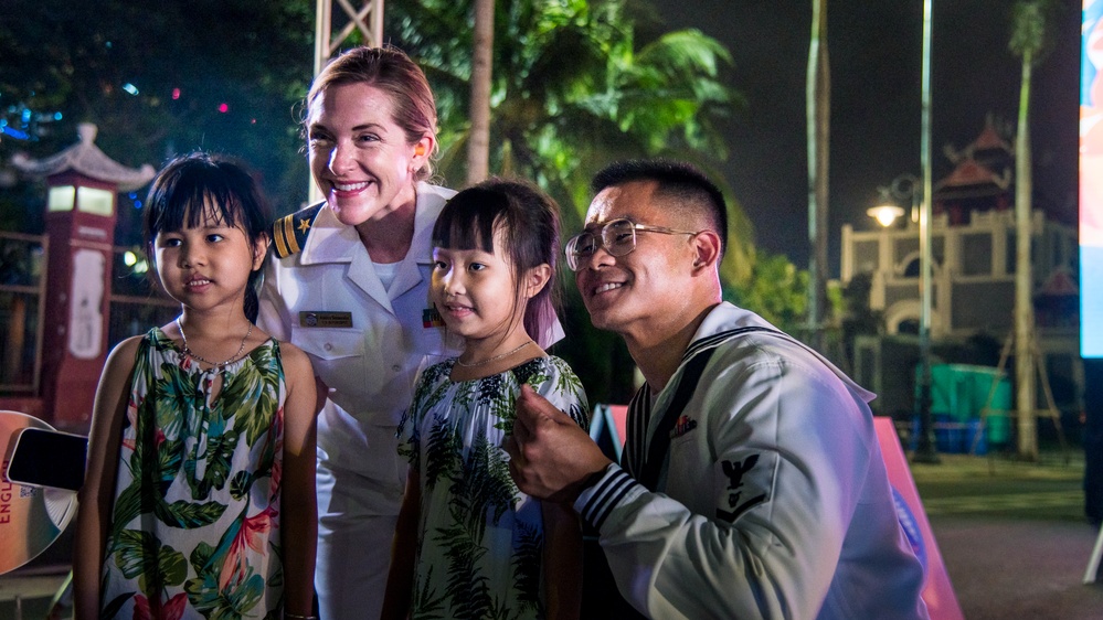 U.S. 7th Fleet Band in Da Nang, Vietnam