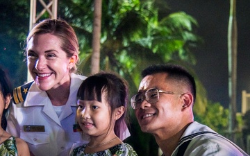U.S. 7th Fleet Band in Da Nang, Vietnam