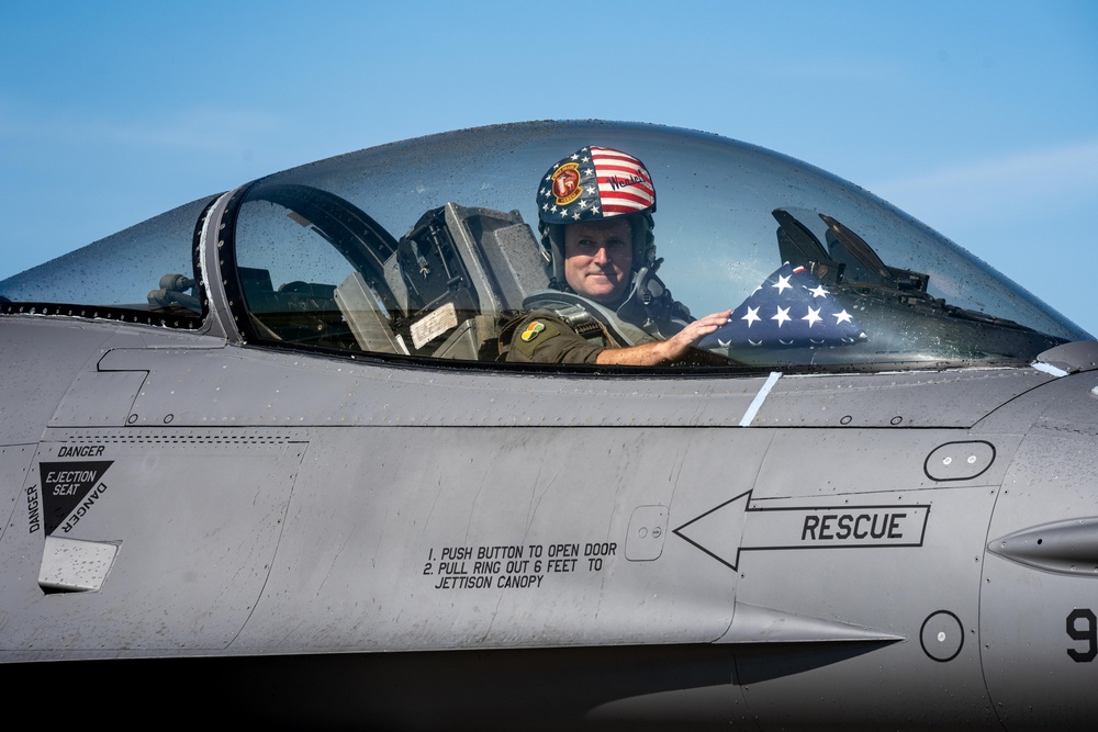 Fini Flight: Col. Kenkel’s Final Flyover