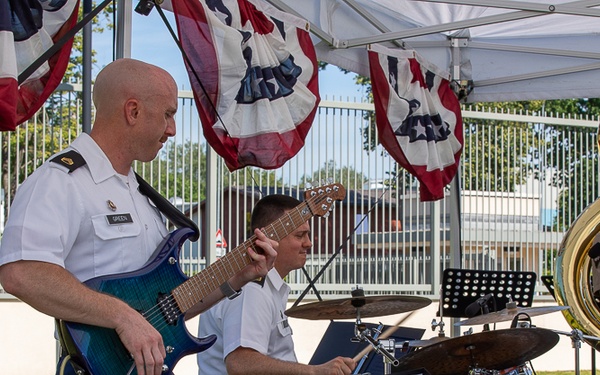 1st Armored Division Brass Band Celebrates Independence Day with U.S. Embassy and Latvian guests
