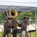 1st Armored Division Brass Band Celebrates Independence Day with U.S. Embassy and Latvian guests