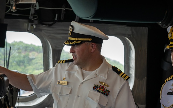 USS Santa Barbara CO Leads Tour for Royal Thai Navy During CARAT 2025