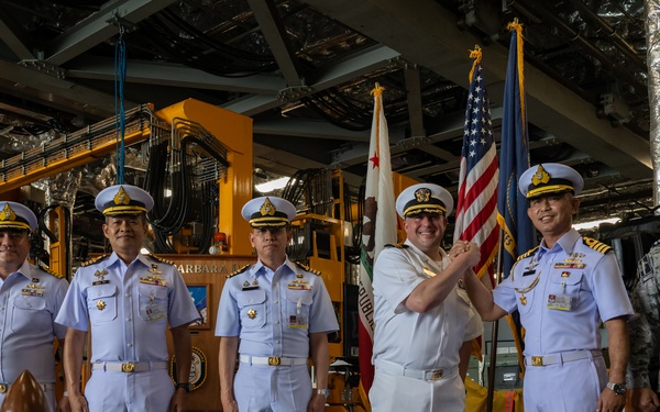 USS Santa Barbara CO Leads Tour for Royal Thai Navy During CARAT 2025
