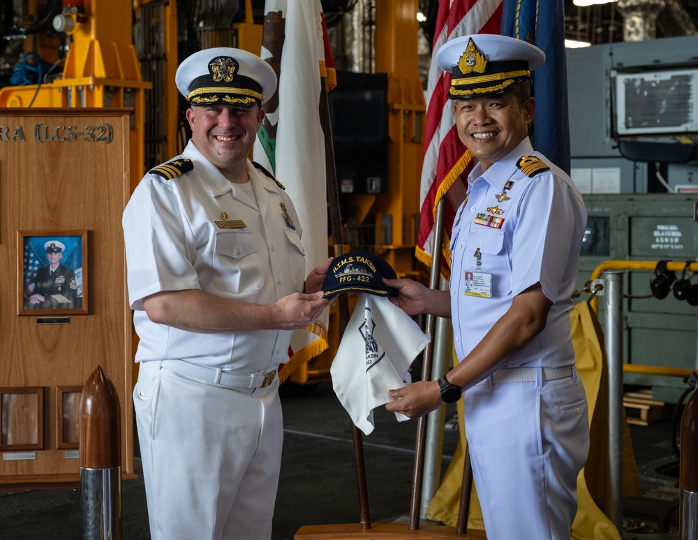 USS Santa Barbara CO Leads Tour for Royal Thai Navy During CARAT 2025