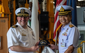 USS Santa Barbara CO Leads Tour for Royal Thai Navy During CARAT 2025
