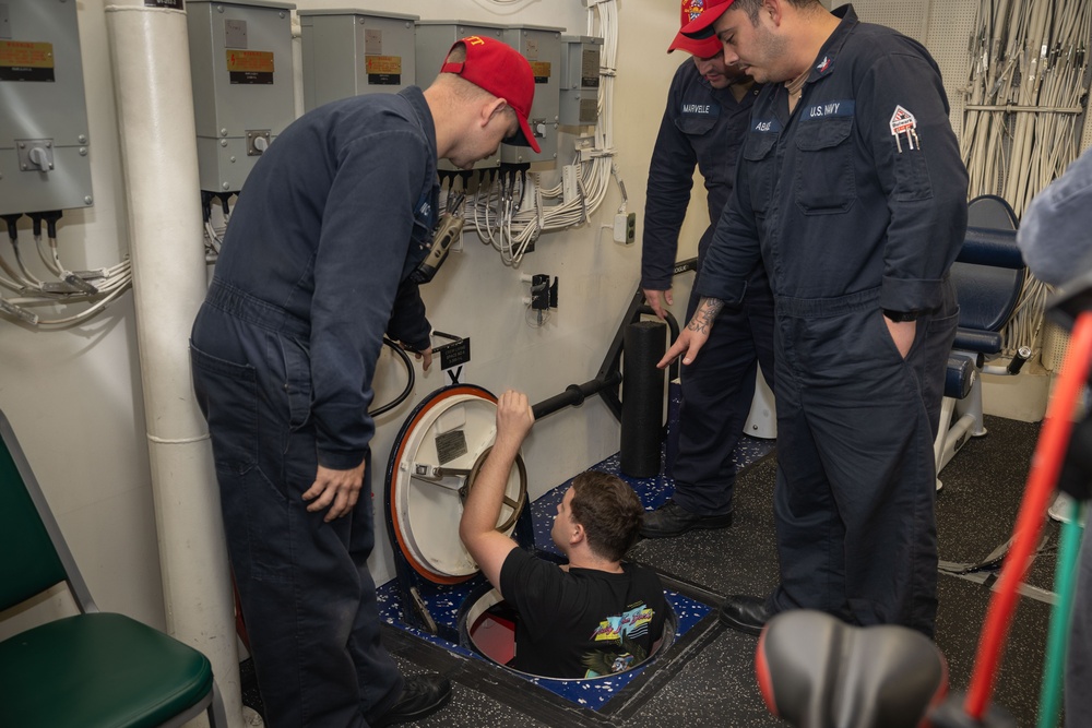 Egress Training Drill on USS Paul Ignatius
