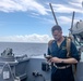 Sailors Respond During an Anti-terrorism Drill aboard USS Ralph Johnson
