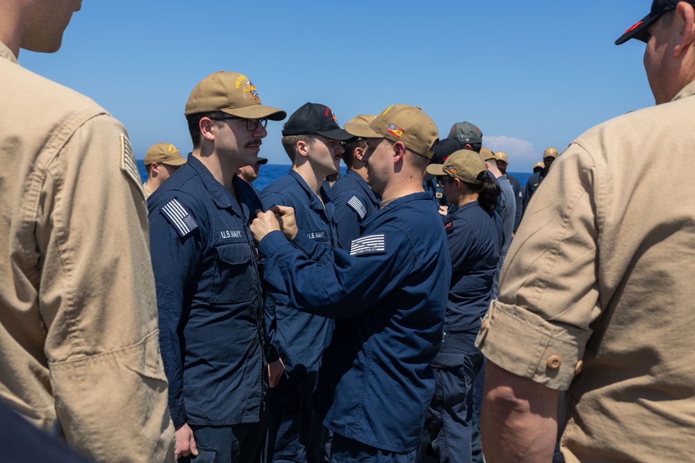 Awards Ceremony on USS Paul Ignatius