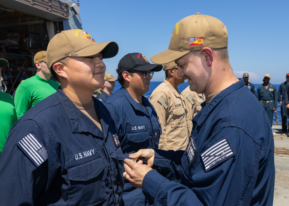 Awards Ceremony on USS Paul Ignatius