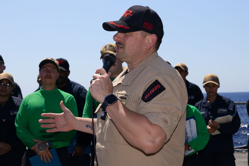 Awards Ceremony on USS Paul Ignatius