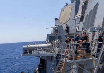 Fresh Water Washdown on USS Paul Ignatius