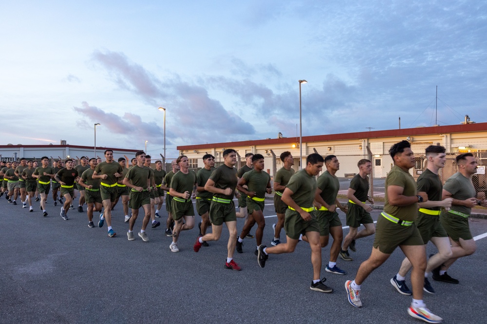 4th Marines Final NCO PT with Sgt. Maj. Rivera