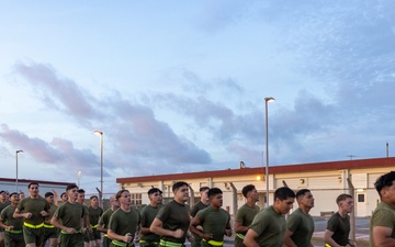 4th Marines Final NCO PT with Sgt. Maj. Rivera