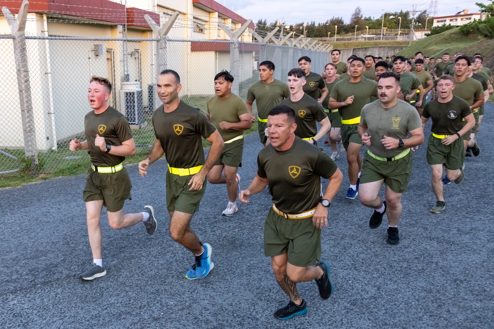 4th Marines Final NCO PT with Sgt. Maj. Rivera